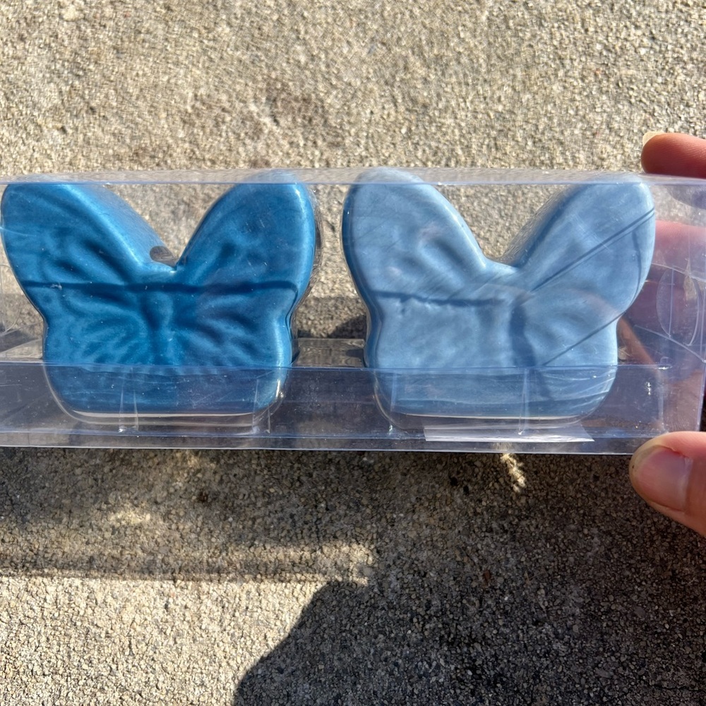 Butterfly Shaped Blue Soaps